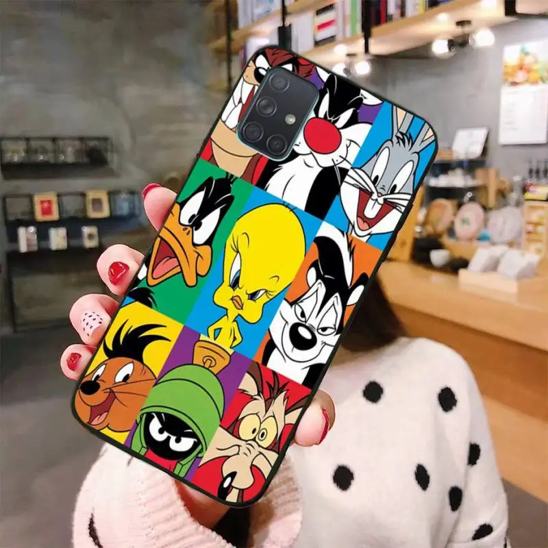 

Cartoon Rabbit Wolf dog Phone Case For Samsung Galaxy A21S A01 A11 A31 A81 A10 A20E A30 A40 A50 A70 A80 A71 A51