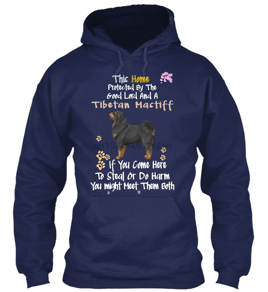 Мужская толстовка с длинным рукавом Love With My Tibetan Mastiff (3) женская уличная