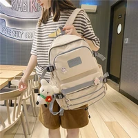 students backpack large capacity womens backpacks school bag for girls waterproof schoolbag preppy style travel backpack