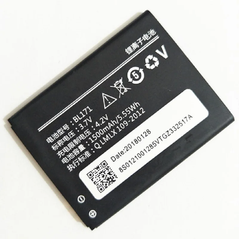 2018 Новый BL171 1500 мАч аккумулятор для Lenovo A319 A60 A500 A65 A390 A368 A390T A356 A370e BL-171 Бесплатная