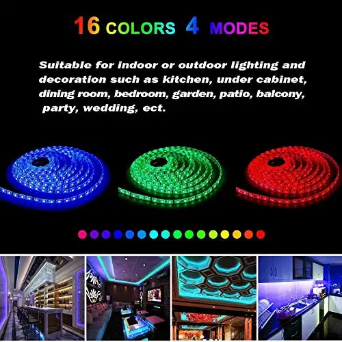 10m LED Strip Light RGB Waterproof SMD 5050 DC12V rgb String Diode Flexible Ribbon WiFi Contoller+Adapter plug | Автомобили и