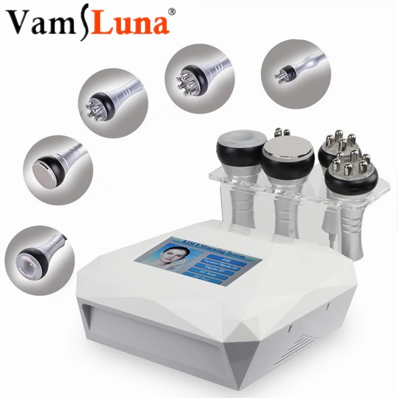 5 в 1 RF Вакуумная Ультразвуковая кавитационная машина для похудения переносная