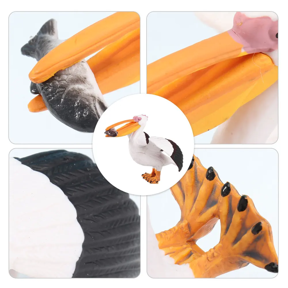 

1Pc Animal Delicate Simulated Lifelike Pelican Model for Office