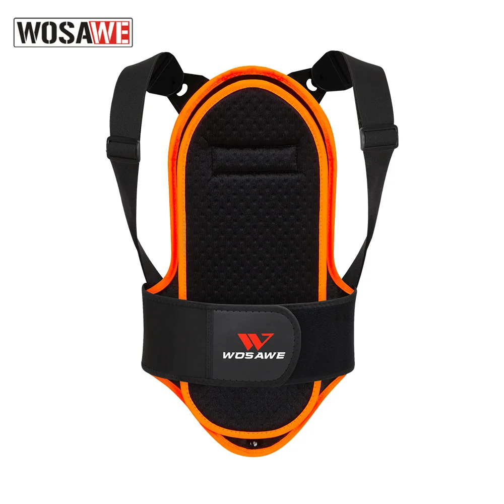 WOSAWE детский мотоциклетный задний протектор для позвоночника роликовый