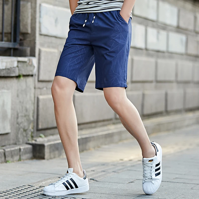 Мужские спортивные штаны для фитнеса летние дышащие сетчатые шорты тренировок