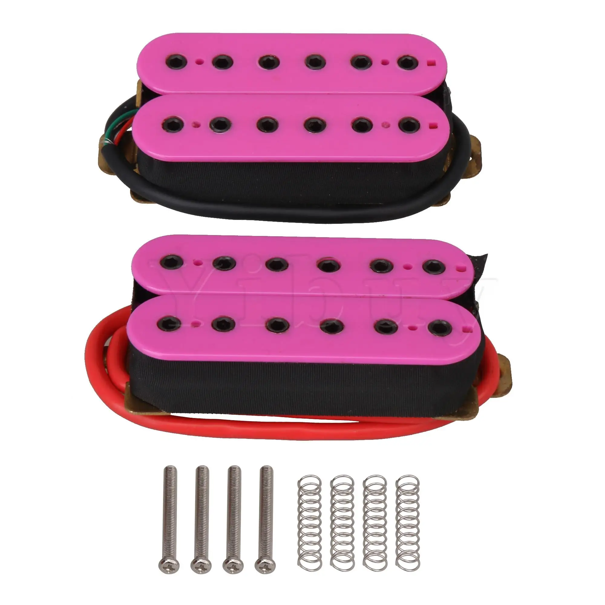 

Yibuy Ceramic Magnet Purple Noiseless Electric Guitar Humbucker Bridge Neck Pickup Set