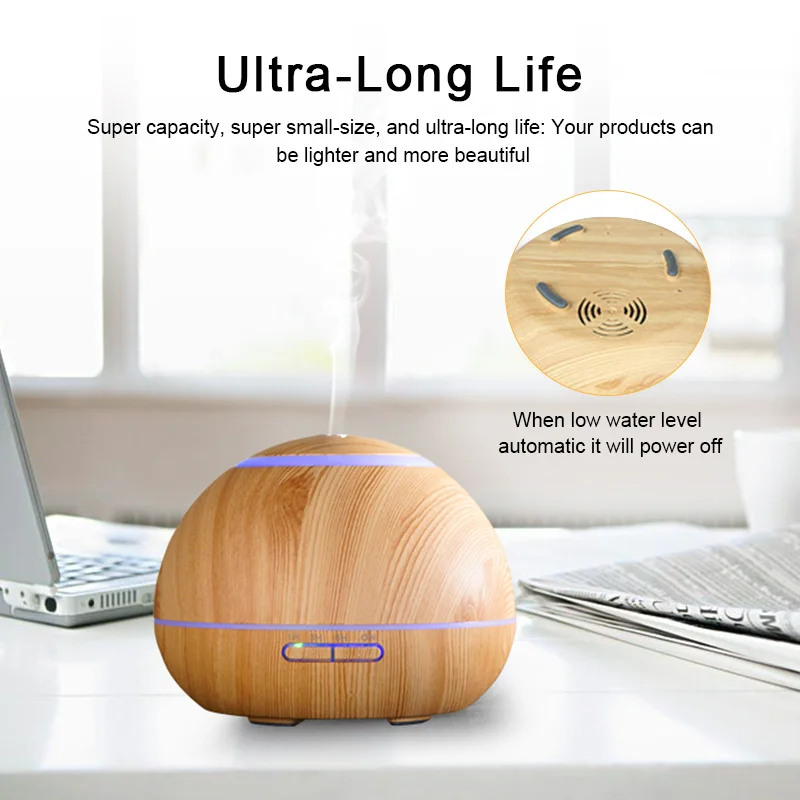 Высокое качество USB Электрический аромадиффузор деревянный ультразвуковой