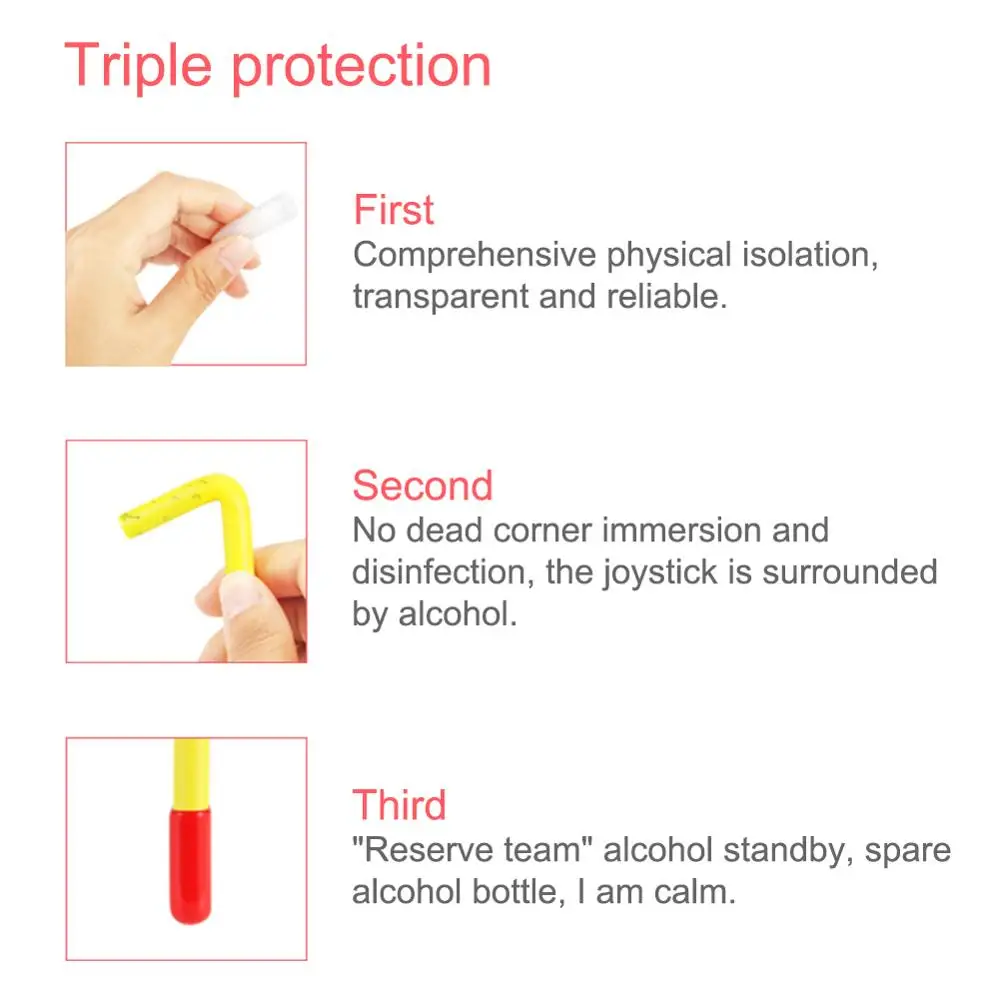 Портативный инструмент для дезинфекции открытой двери детский предотвращения