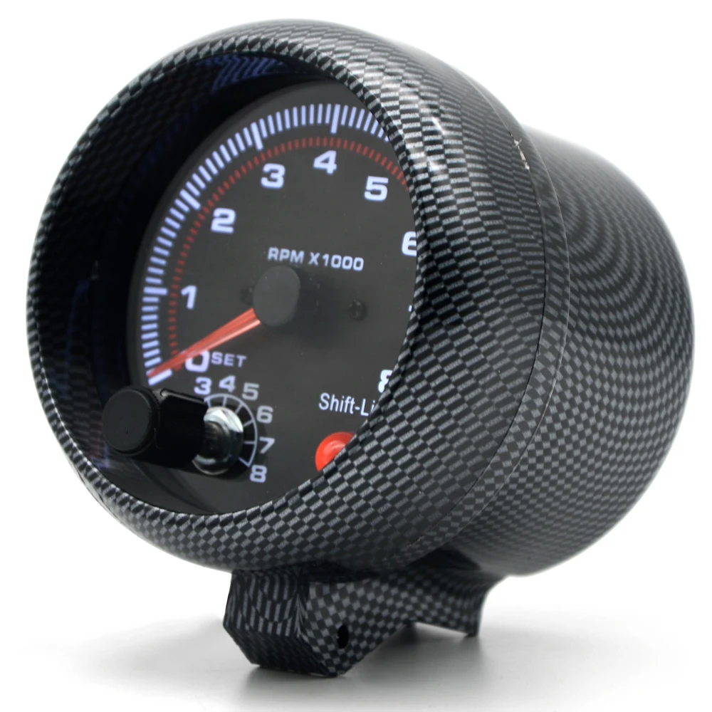 3 75 &quot95 мм углеродный Электрический Тахометр RPM датчик с внутренним сдвигом