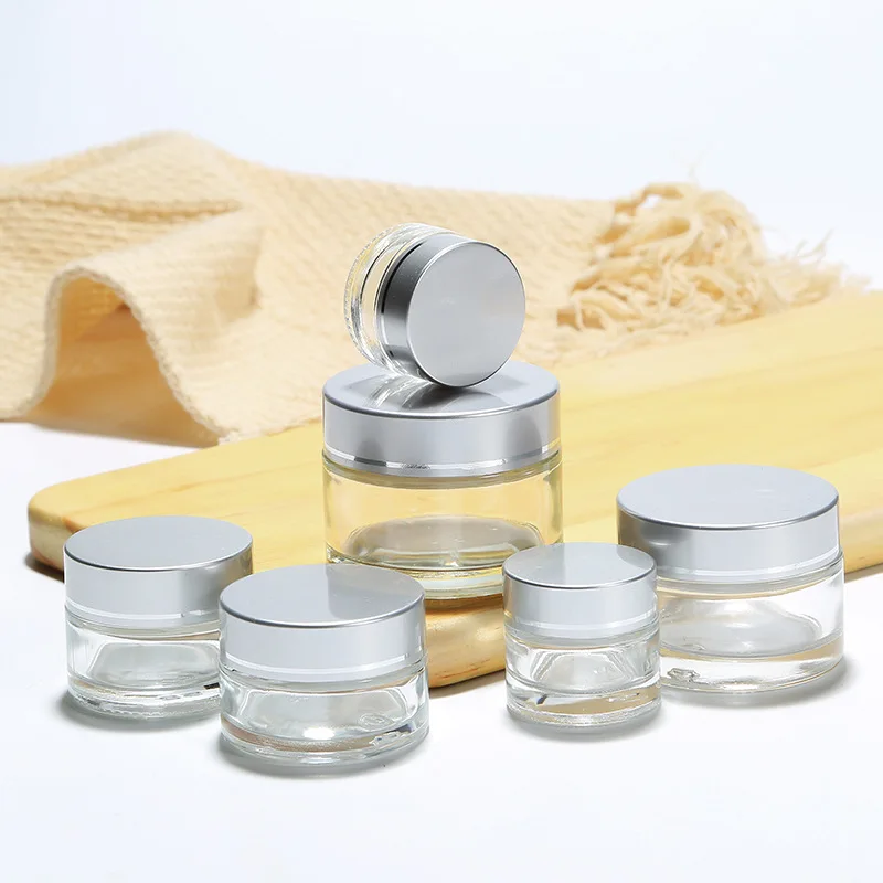 10 шт. прозрачный дорожный мини крем Парфюмированный Лосьон стеклянная банка