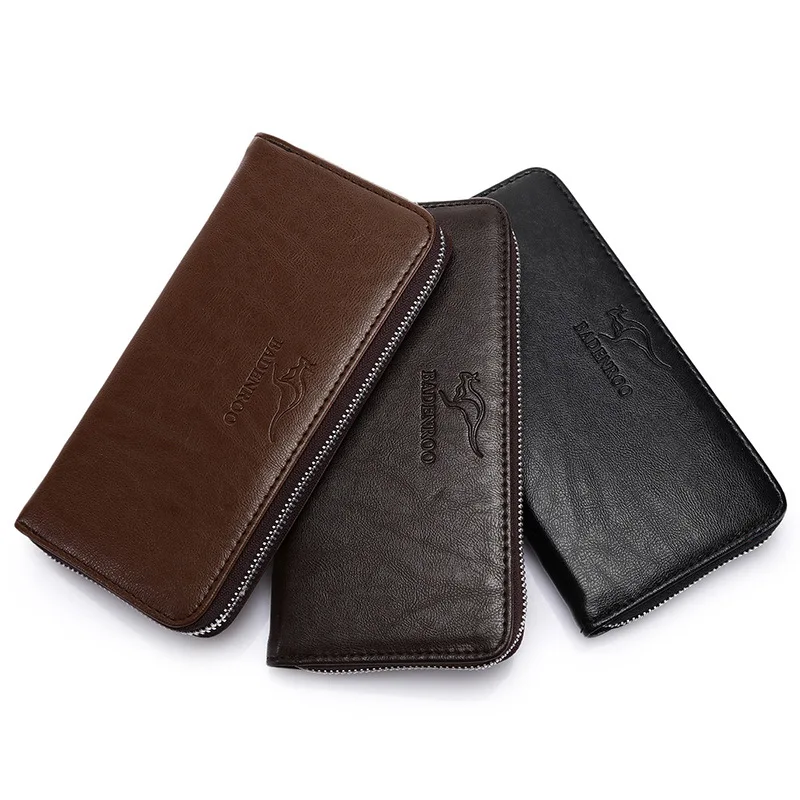 

BADRNROO PU Leather Mens Briefcase Men Laptop Male Messenger Bag Men's Shoulder Bags Briefcases For Documents Bag