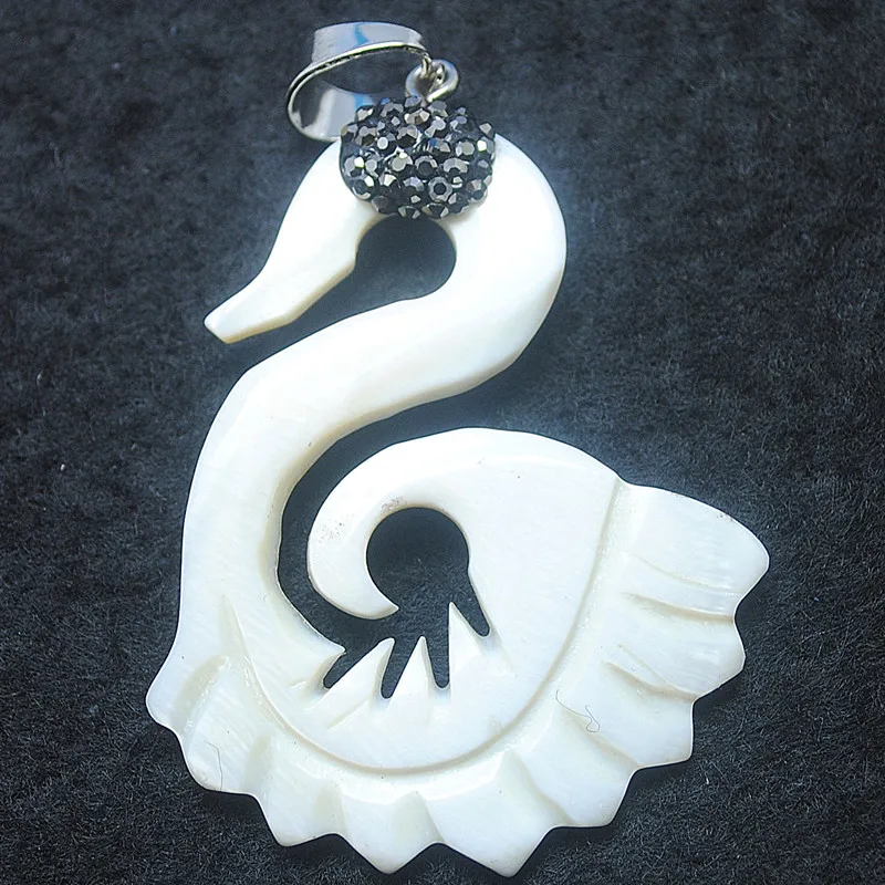 Подвески из натуральной ракушки перламутровые бусины с резьбой аксессуары 50x35 мм