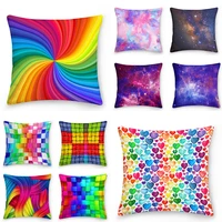 colorful throw pillow case galaxy cushion cover 45x45cm pillow covers decorative pillowcases for home decor