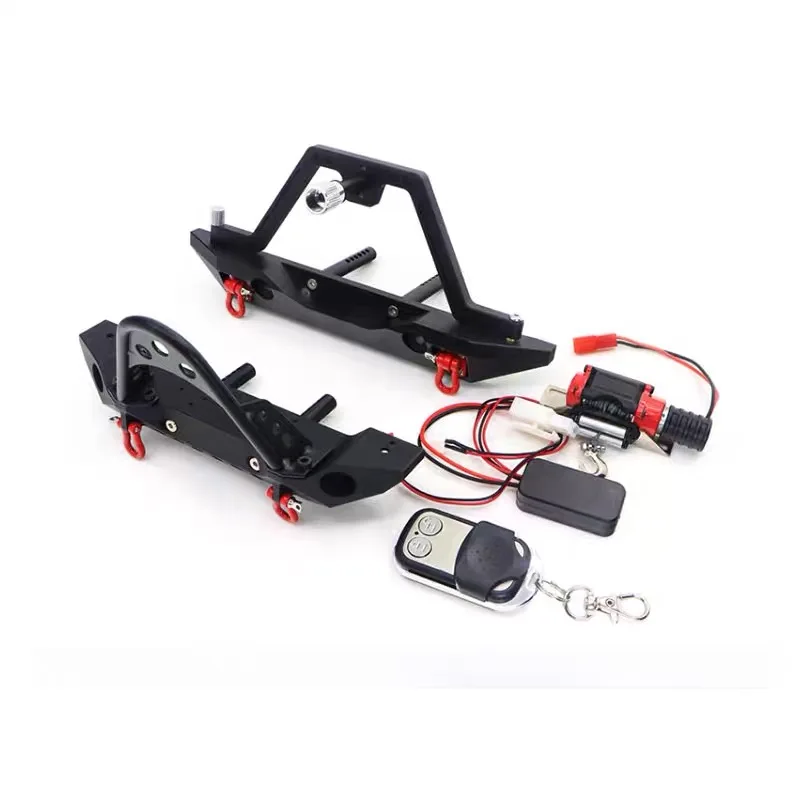 _ Универсальный металлический передний и задний бампер для 1:10 RC Crawler Car Defender Axial SCX10