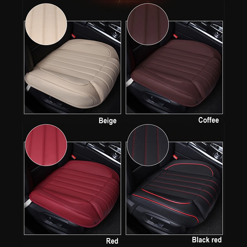 

Car Seat Cushions Car Seat Protection Car Seat Cover without Backrest Leather Seat Cover for Universal Car