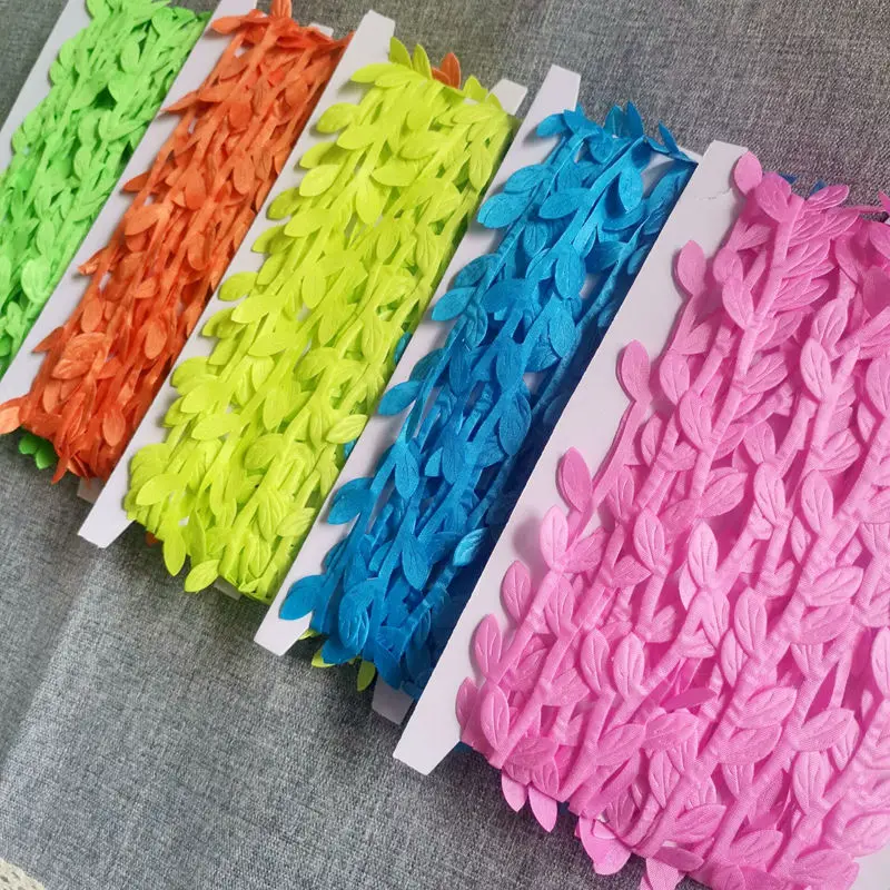 Имитация ротанговых листьев 10 м веревка ткань отделка для рукоделия шитье