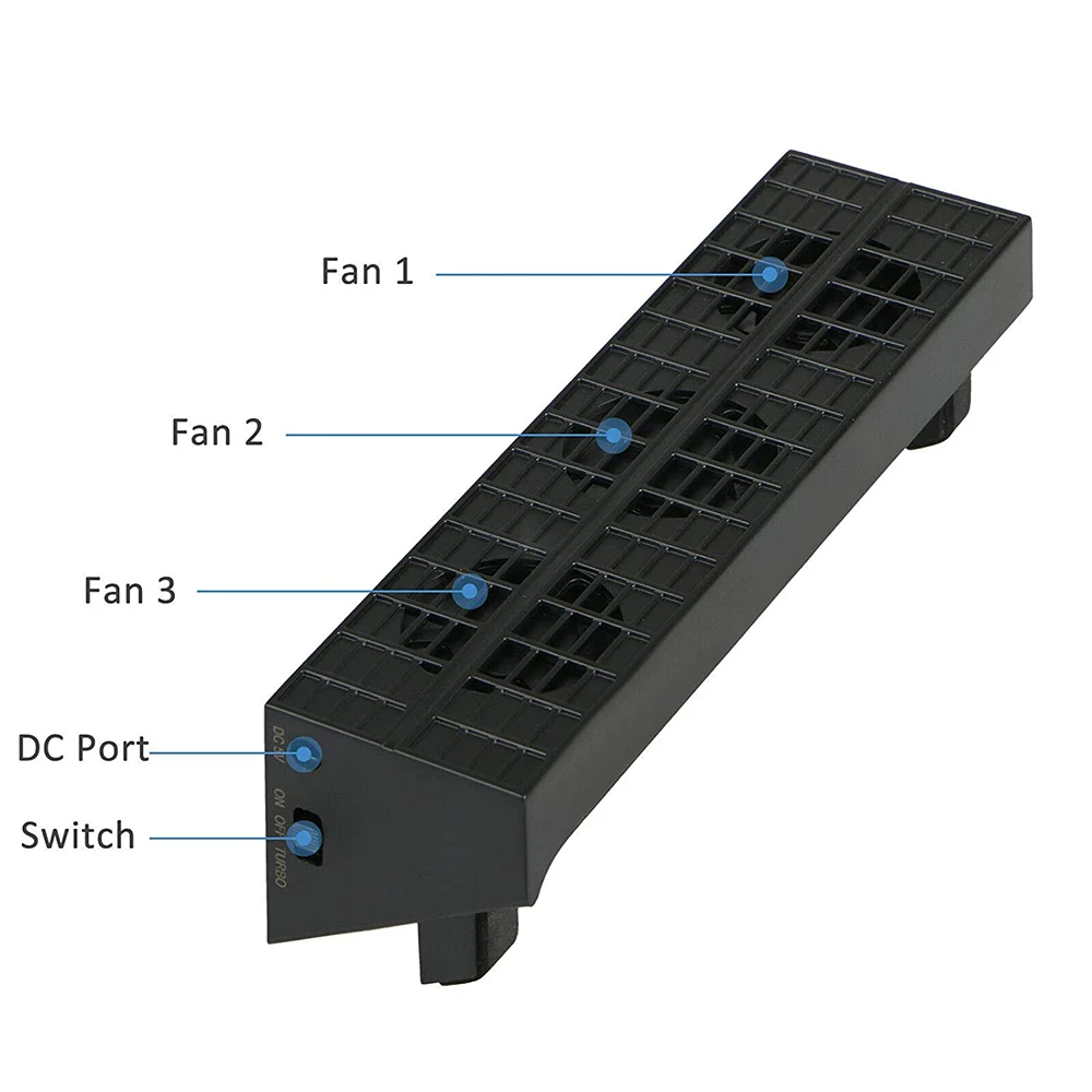 PS4 Slim Auto Turbo Cooling Fan External USB Cooler Automatic Temperature Sensor Controlled Radiator for Playstation 4 | Электроника