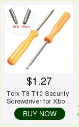 Отвертка для Безопасности Torx T8 T10 для Xbox 360/PS3/PS4, инструмент для ремонта отверстий, отвертка