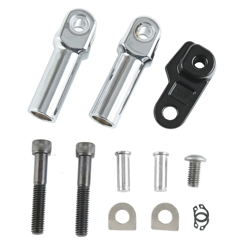 

Motorcycle 2 7/8" Passenger Foot Peg Mount Clevis Set For Harley Softail Slim FLS FLSS FLSTSB Cross Bones