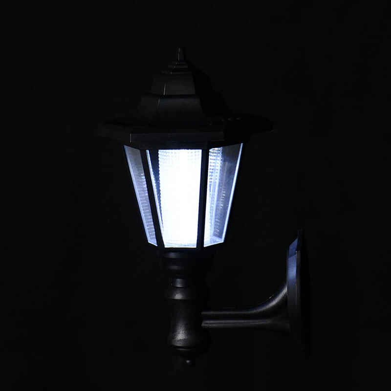 

Solar Power LED Light Path Way Wall Landscape Mount Garden Fence Lamp Outdoor