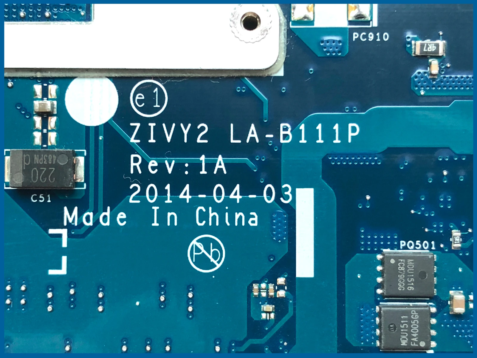 Лучшее значение для Lenovo Ideapad Y50-70 материнская плата ноутбука 5B20G57047 ZIVY2 LA-B111P SR1PX