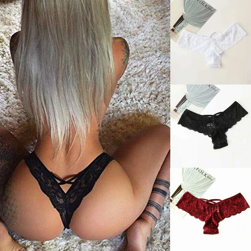 

Sexy Thongs Underwear Women Seamless Lingerie Lace Panties Bikini Knickers G-string Underpant Briefs tanga Female Thong S-3XL