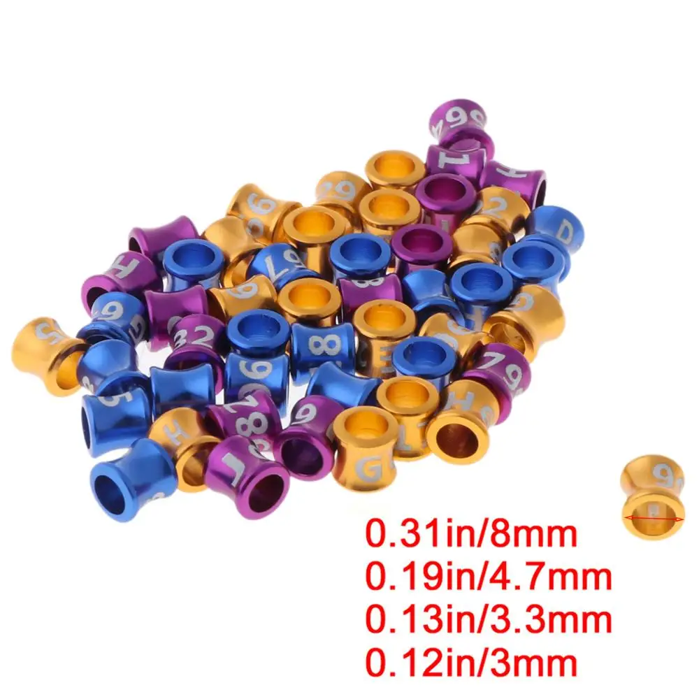 50 шт. кольца для питомцев с этикеткой голубей|Кольца на лапки птиц| |