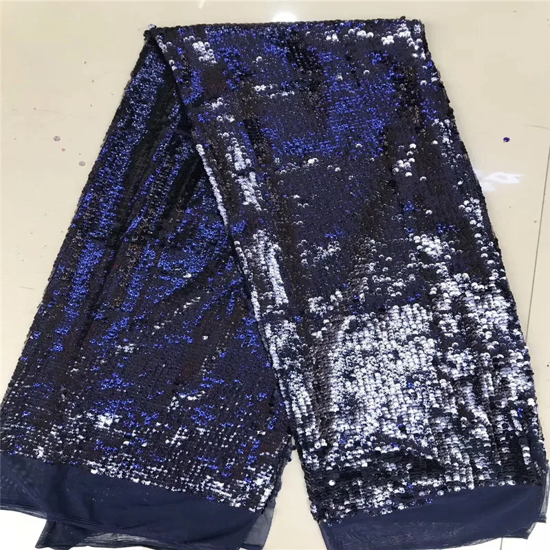 

Madison Embroidery Sequence Fabrics African French Tulle Mesh Lace Fabric High Quality Sequins Lace Fabrics for Bridal Material