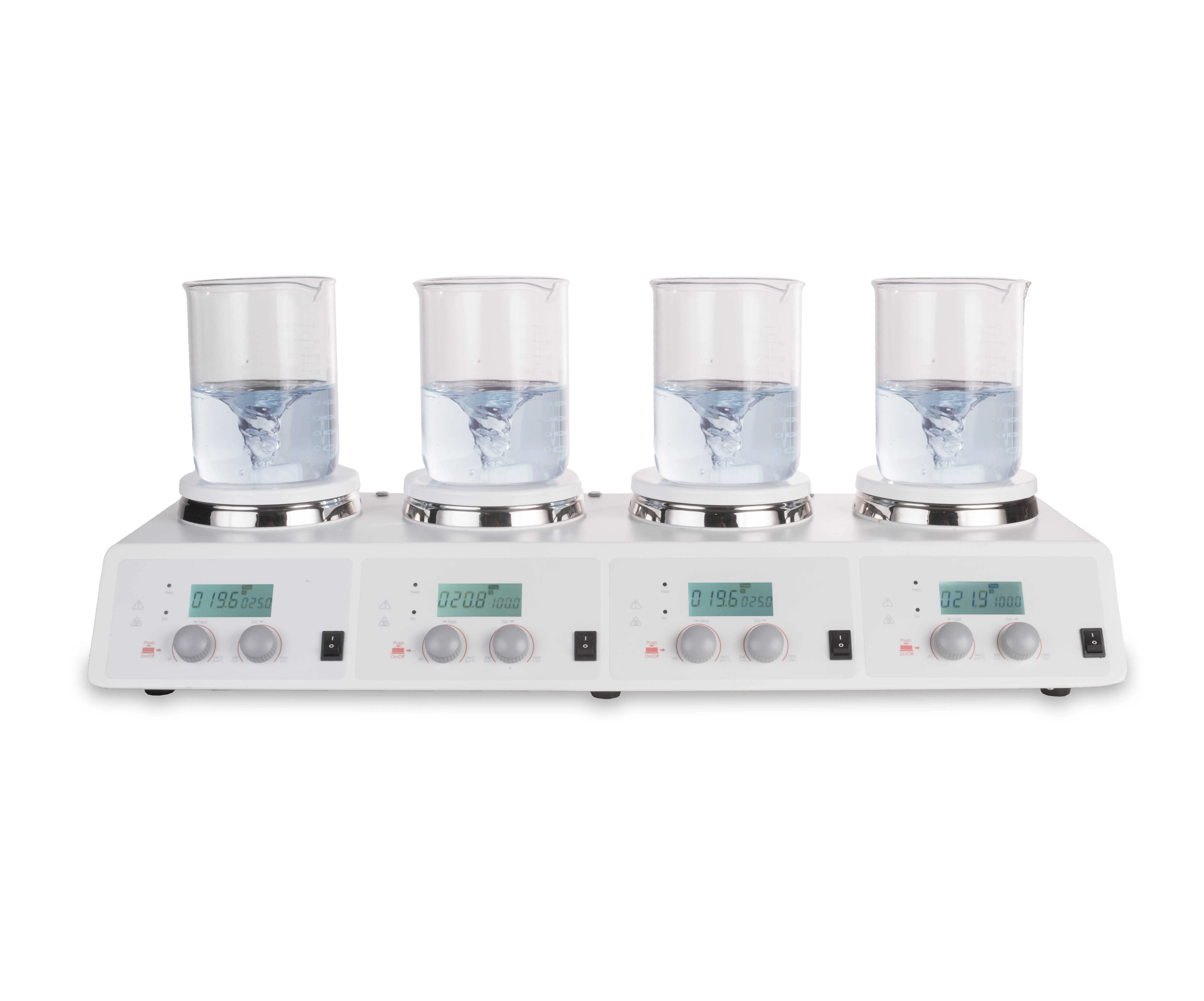 

Zetron многопозиционная 4 канальный цифровой магнитная плита мешалка с 5 дюймов плита