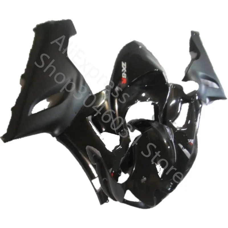 

Подходит для KAWASAKI ninja ZX6R 05-06 обтекатель ZX-6R ZX636 05 06 2005 2006 полностью черный обтекатель для мотоцикла