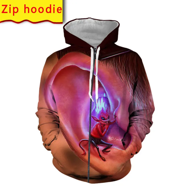 

LIASOSO Customized Products Hoodies Direct Factory 3d Print Clothes Sweatshirt Hoodies Harajuku Fashion Hoodie Men