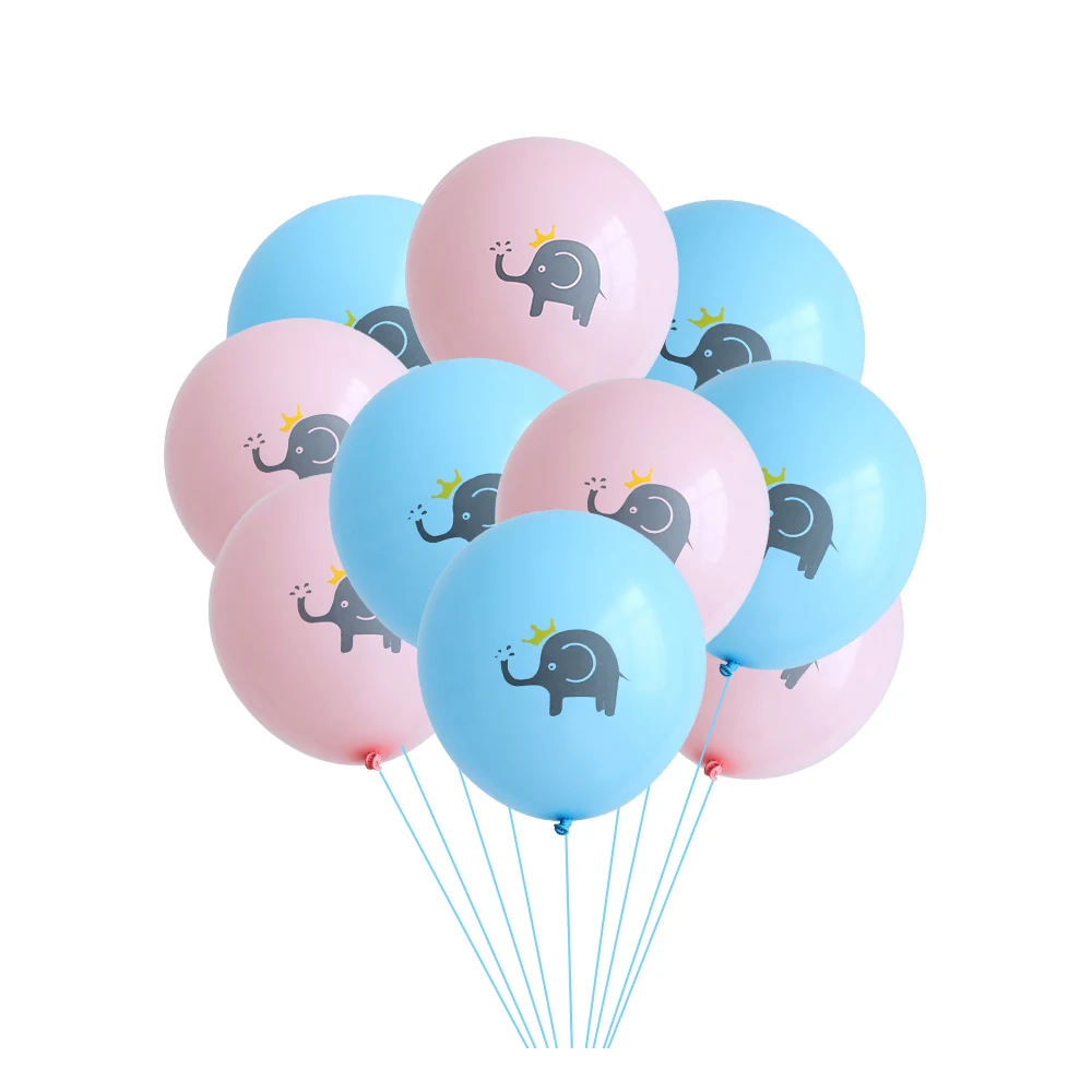 1 комплект 12 дюймов латексные воздушные шары с изображением слона из мультфильма