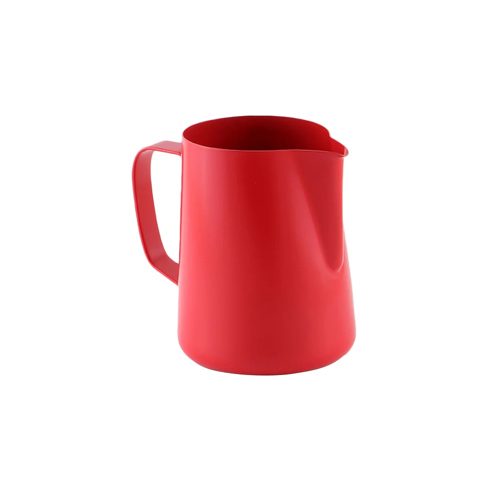 

400ml Non-Stick Stainless Steel Steaming and Frothing Pitcher (Red)