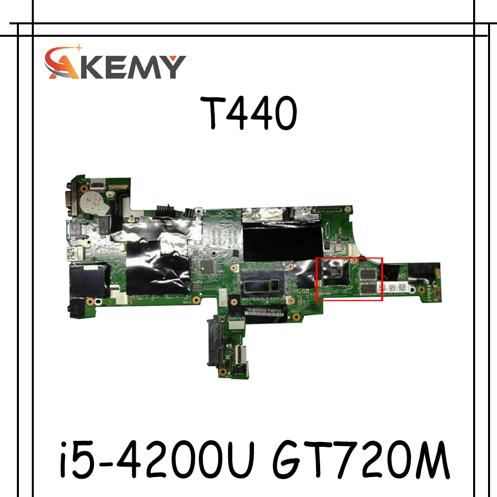 

Материнская плата для ноутбука Lenovo Thinkpad T440, VIVL0 NM-A101 CPU i5 4200U GPU GT720M 100% test work FRU 00HW219 04X4036 04X4037