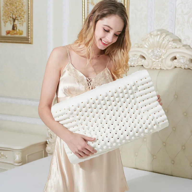 NarwalDate натуральная латексная подушка с эффектом памяти дышащий шейный затылочный