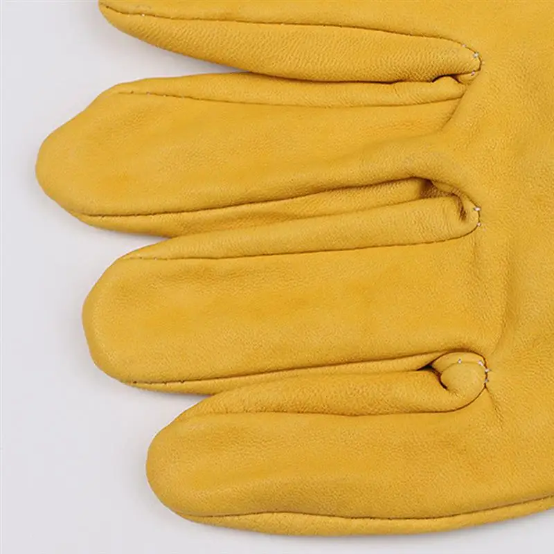 

Beekeeping Gloves Protective Long Sleeves Breathable Mesh Sheepskin And Cloth Gloves For Apiculture Beekeeping Anti-Bee Gloves