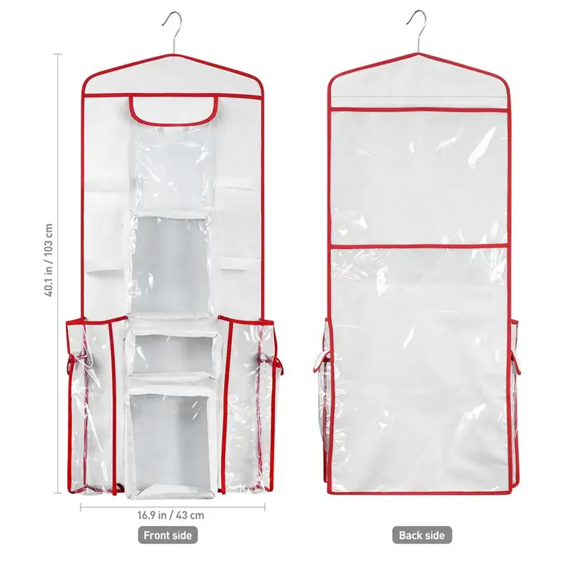 1 комплект практичная 10 карманов прочная подвесная сумка с крюком обертывание ping