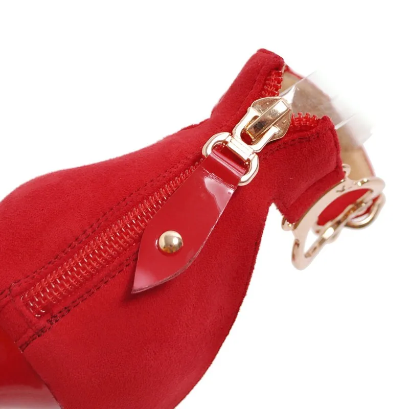 Женские туфли на высоком каблуке туфли-лодочки Тонкие с острым носком Большие