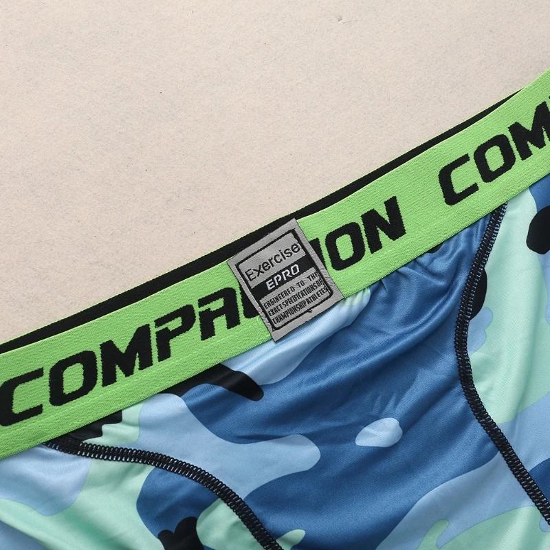 

Men's Sports Gym Compression Wear Under Base Layer Boxer Men Shorts Pants Athletic Tights
