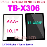 aaa new 10 1 for lenovo tab m10 hd 2nd gen tb x306 tb x306f x306 lcd display touch screen digitizer assembly for tb x306 lcd