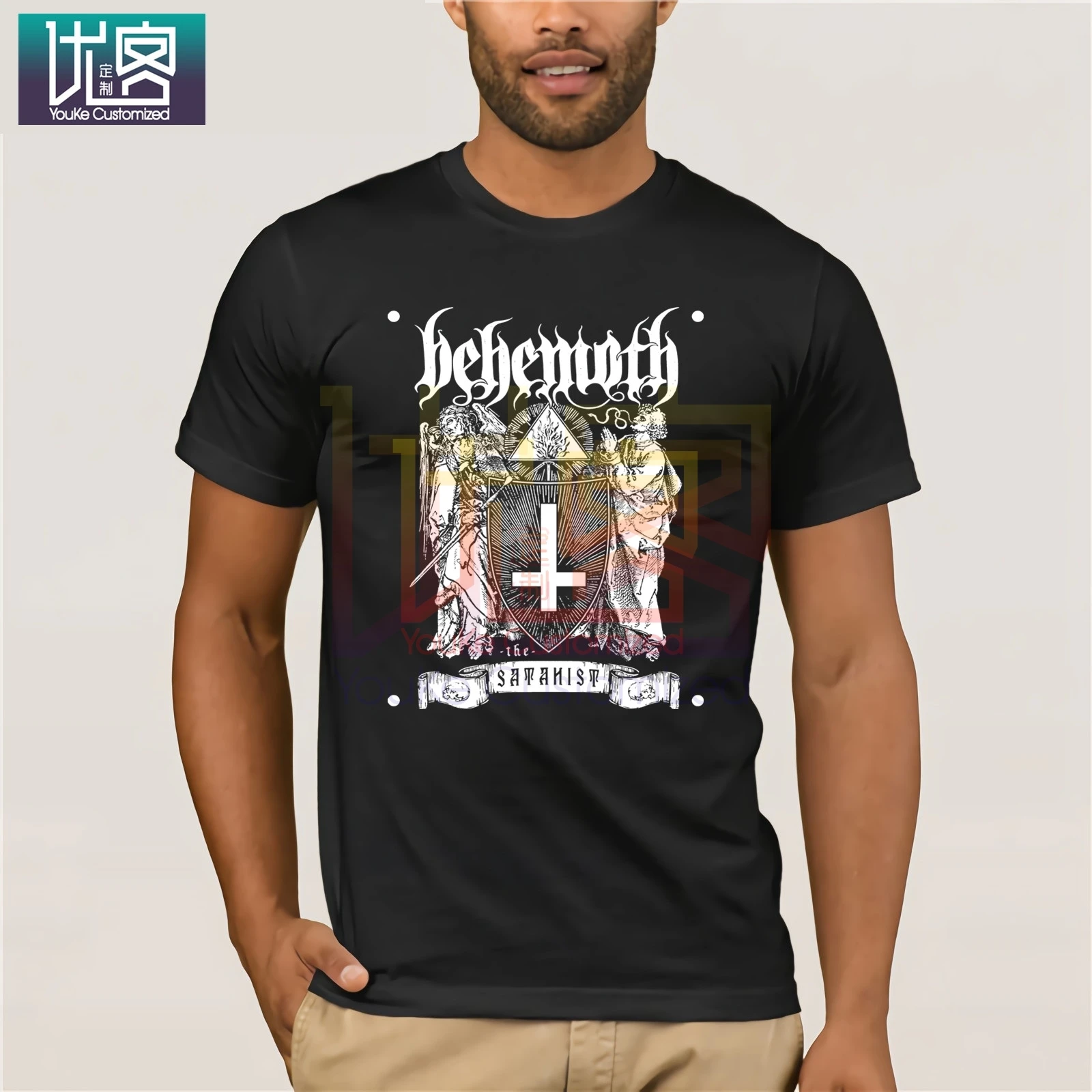 Футболка Behemoth The Satanist размеры s m l Xl Xxl футболка Black Death Metal популярная с круглым