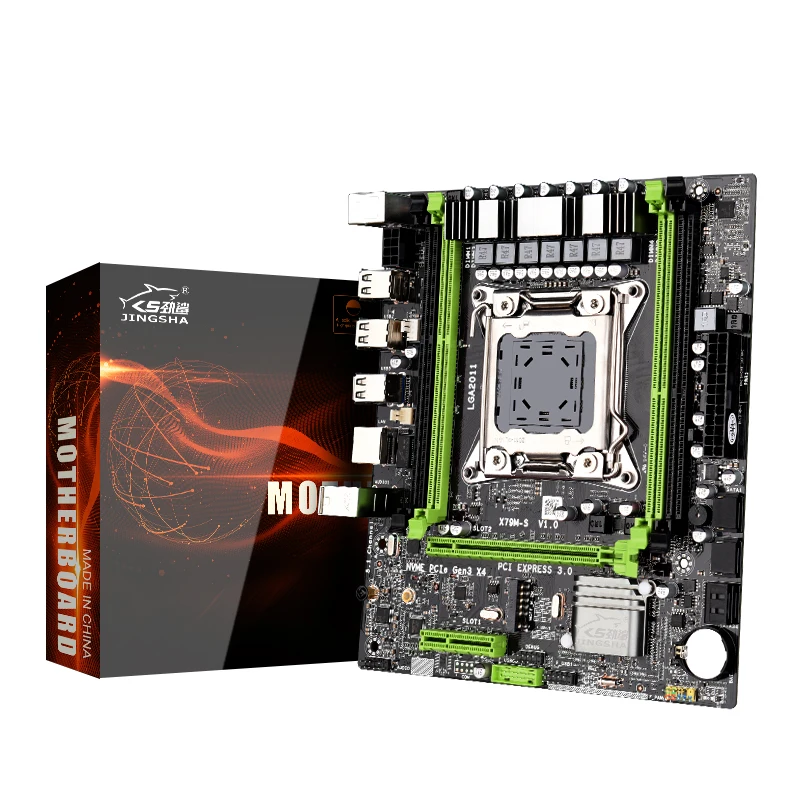 Набор материнской платы X79 M S с LGA2011 combos Xeon E5 2630V2 CPU 4 шт. x ГБ = 16 Гб памяти DDR3 ECC ОЗУ 1333
