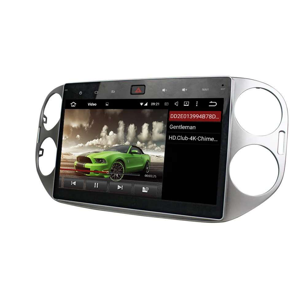 Автомобильный DVD плеер Восьмиядерный процессор экран 10 1 дюйма Android 9 0 GPS для Volkswagen