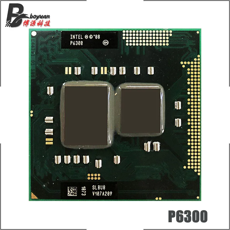 Двухъядерный процессор Intel Pentium P6300 SLBU8 2 ГГц 3 м 35 Вт Разъем G1 / rPGA988A | Компьютеры и