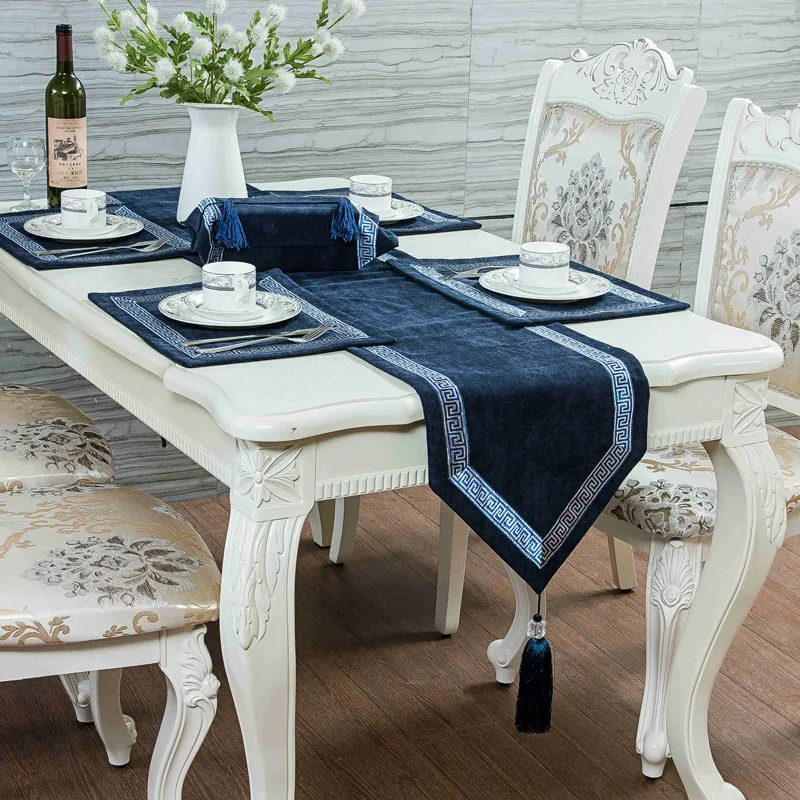 Modern Minimalist Table Runner Tea Cloth Bed End Towel Flag TV Cabinet Cover Living Room Decoration | Дом и сад