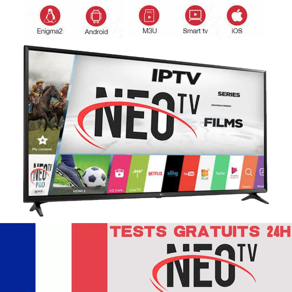 

NEO TV PRO NEOX for ip french Arabic Belgium Spanish Dutch Morocco Germany neo tv pro For Android Box neotv no app box