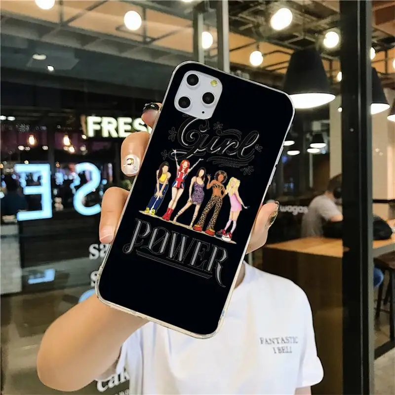 HPCHCJHM Женский мягкий силиконовый черный чехол для телефона iPhone 11 pro XS MAX 8 7 6 6S Plus X 5S