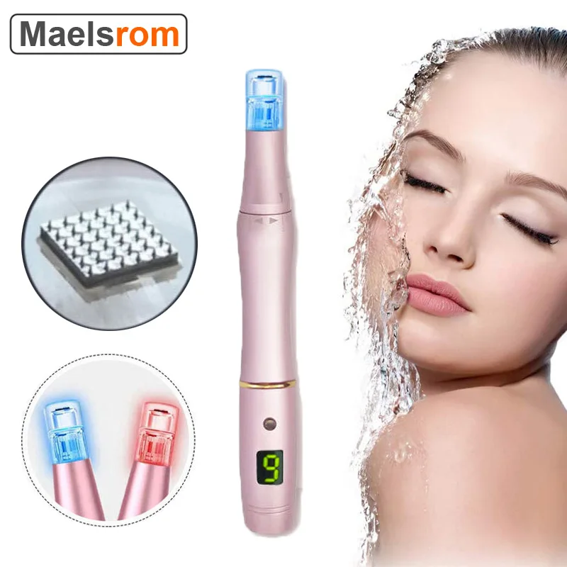 

Professional Microneedling Derma Pen with Needles Cartridge for Face Skin Hair Growth Micro Needling Dermapen Machine Anti Aging