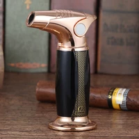 galiner gun cigar lighter table portable 1 torch gas lighters portable spary butane smoking lighter men gift
