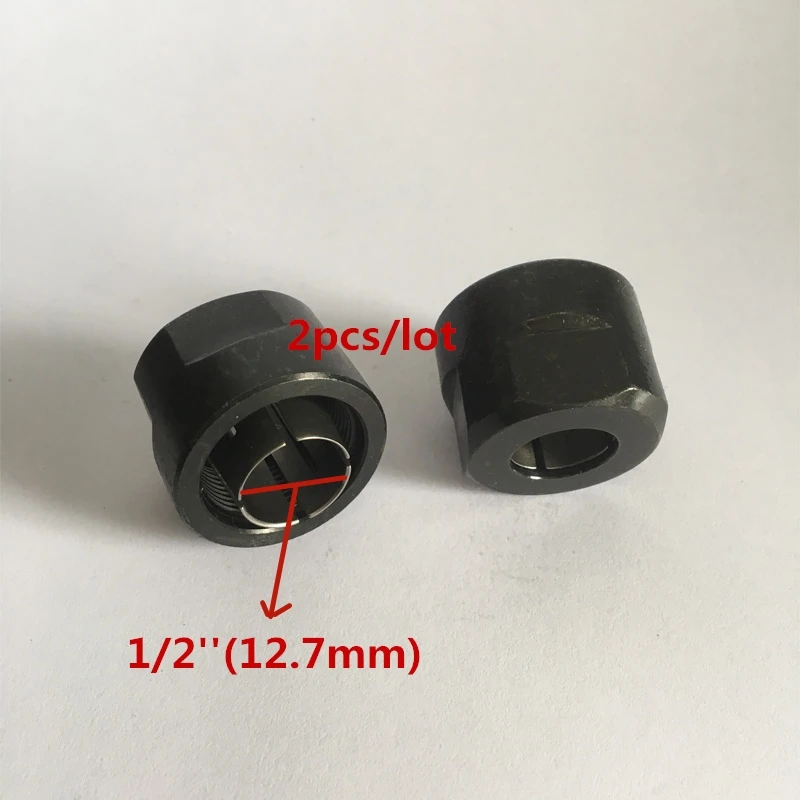 

2pcs Router Collet Cone Nut 12.7mm 1/2'' High-quality Replacement for MAKITA 3612 3612Y 3612T 3612CY 3612C 3612BR 3612CT 3600H